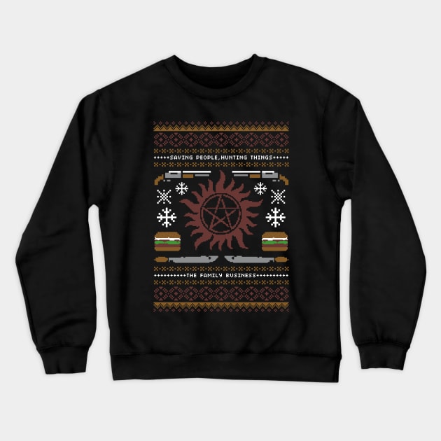 Winchester Ugly Sweater Crewneck Sweatshirt by Arinesart